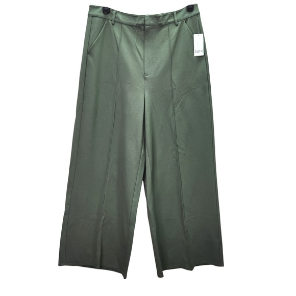 Bar III Pants Womens XL Olive Green Palmetto Wide Leg Career Casual Office NWT - Picture 1 of 8